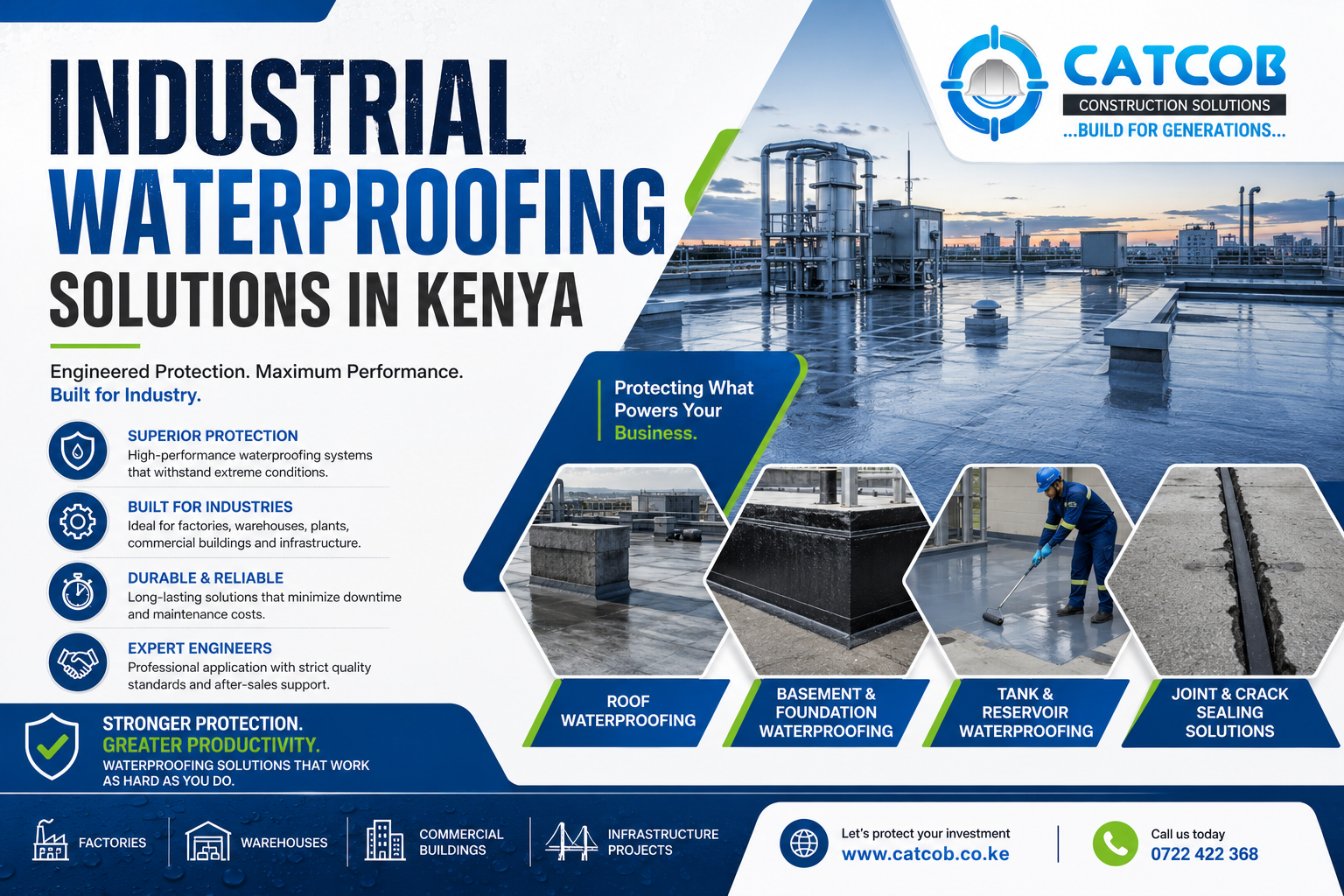 Industrial Waterproofing Solutions in Kenya