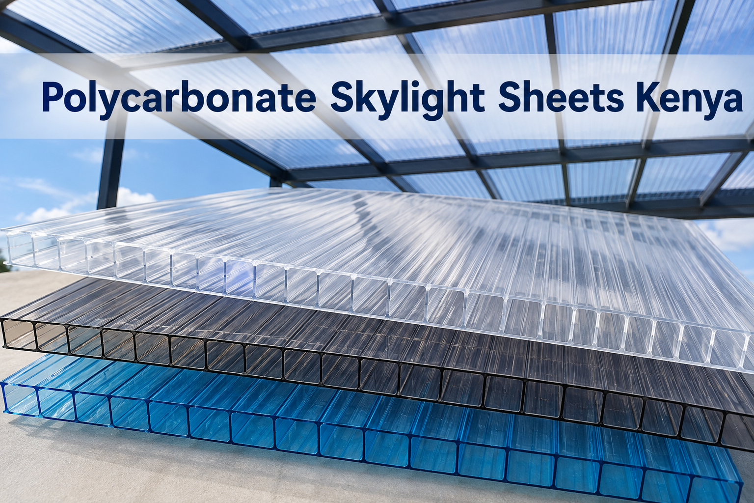 Polycarbonate Skylight Sheets Kenya