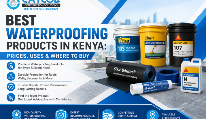 Best Waterproofing Products in Kenya